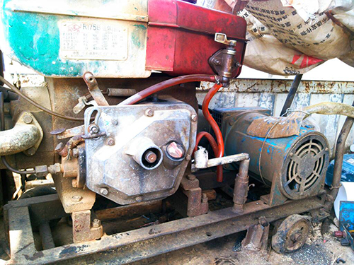 红山单杠柴油机发电机出租